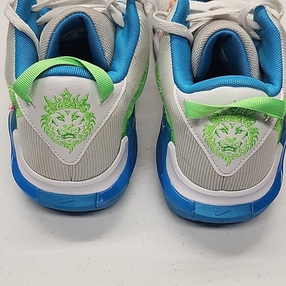 Nike LeBron Witness 7 Sneakers Grey Fog Hyper Pink DM1123-003 Trainers Size 10 - Picture 6 of 15